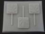 535 Bar Pot Leaf Marijuana Chocolate or Hard Candy Lollipop Mold